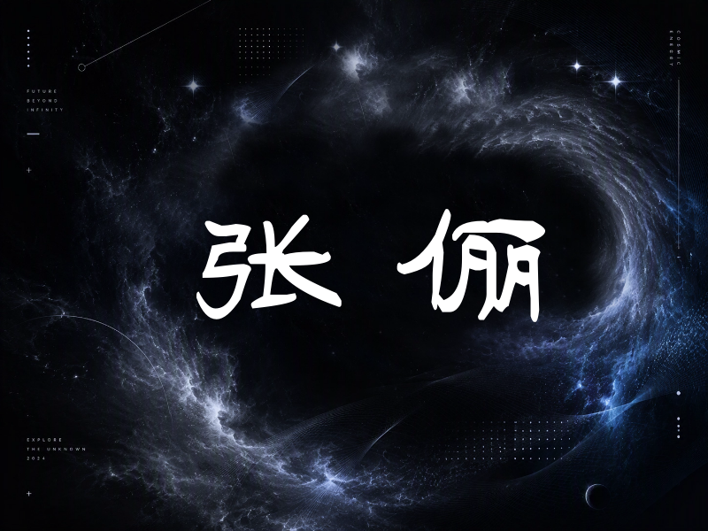 张俪签名（签名体）