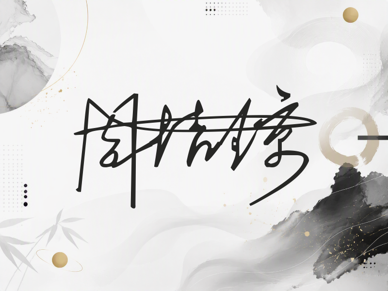 周洁琼签名（连笔签）