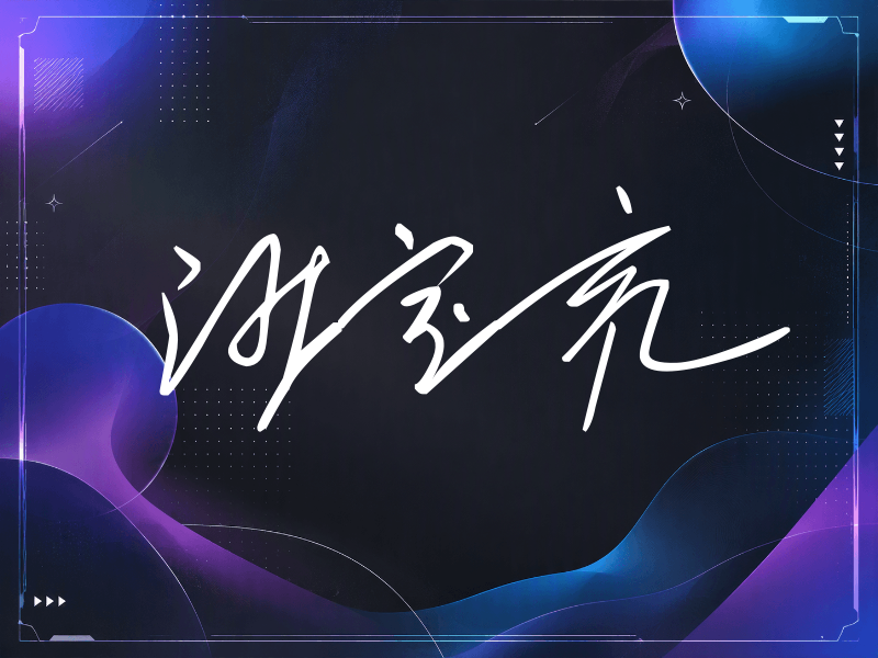 沙宝亮签名（公务连笔）