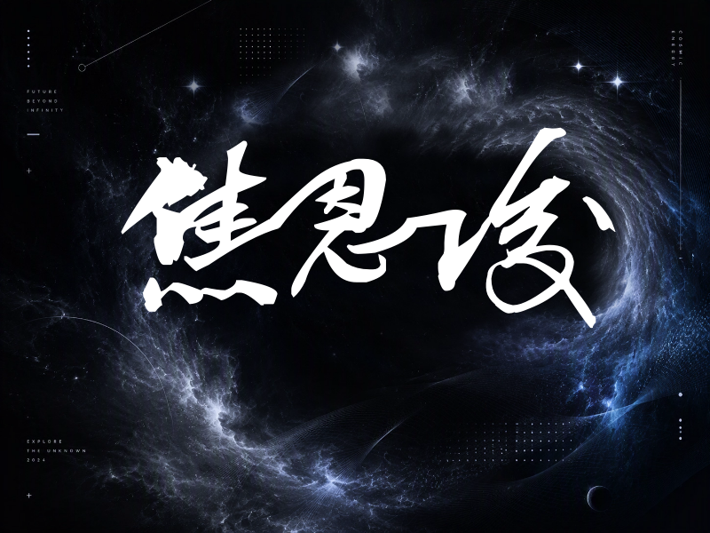 焦恩俊签名（连笔书法）