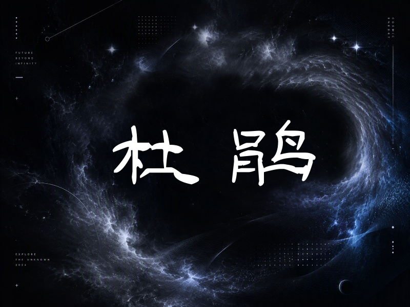 杜鹃签名（签名体）