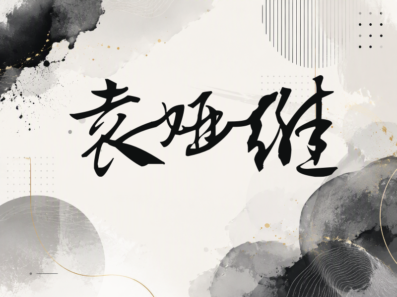 袁娅维签名（连笔书法）