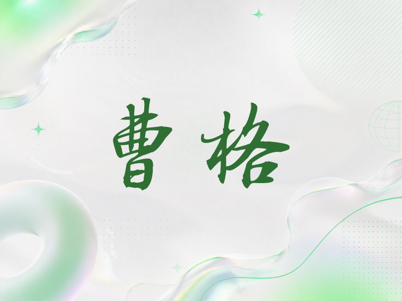 曹格签名（公务签）