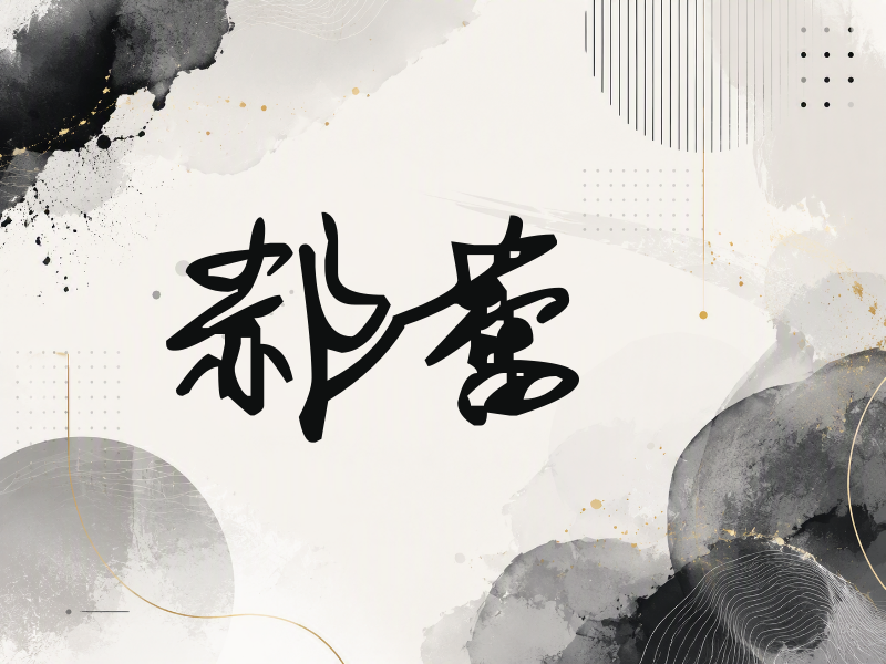 郝蕾签名（行草签）