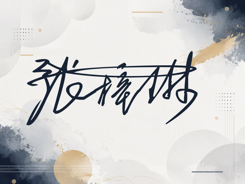 张梓琳签名（连笔签）