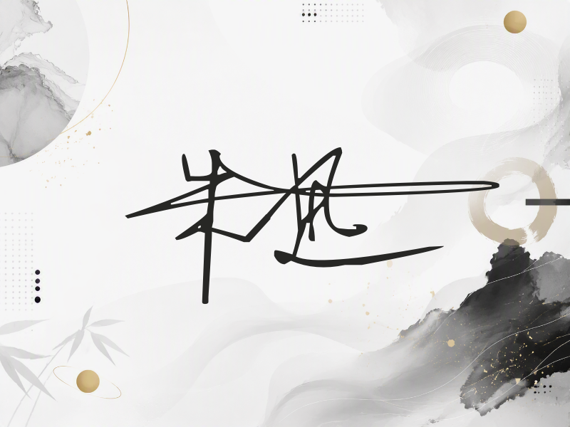 朱迅签名图片