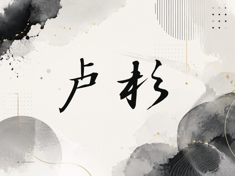 卢杉签名（公务签）