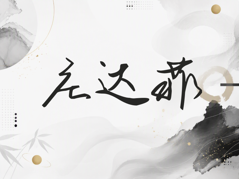 庄达菲签名（时尚签）