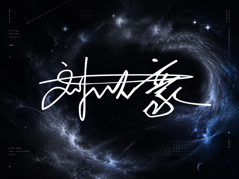 刘以豪签名（连笔签）