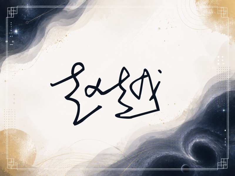 赵越签名（公务连笔）
