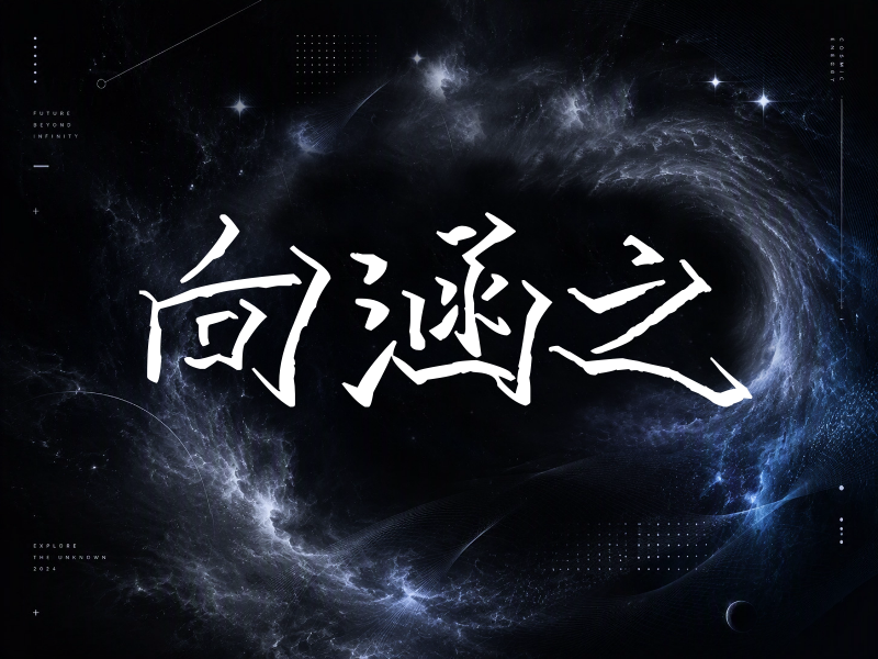 向涵之签名（立体签名）