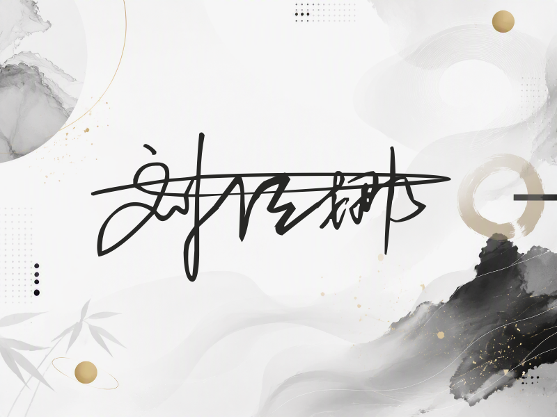 刘仁娜签名图片