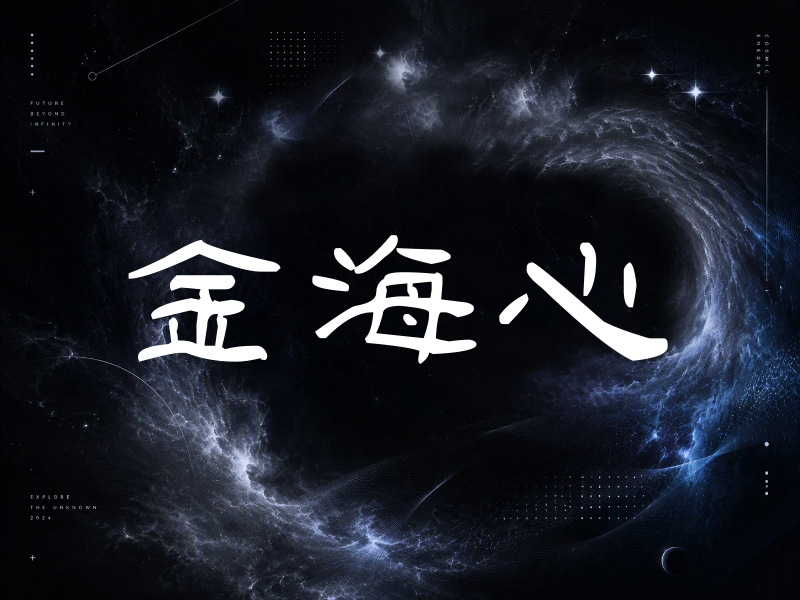 金海心签名（签名体）