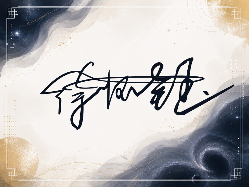 徐怀钰签名（连笔签）