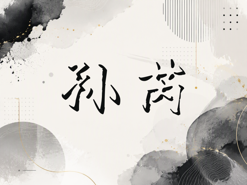 孙芮签名（立体签名）
