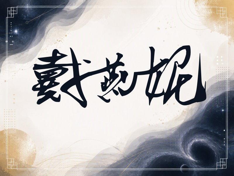 戴燕妮签名（连笔书法）
