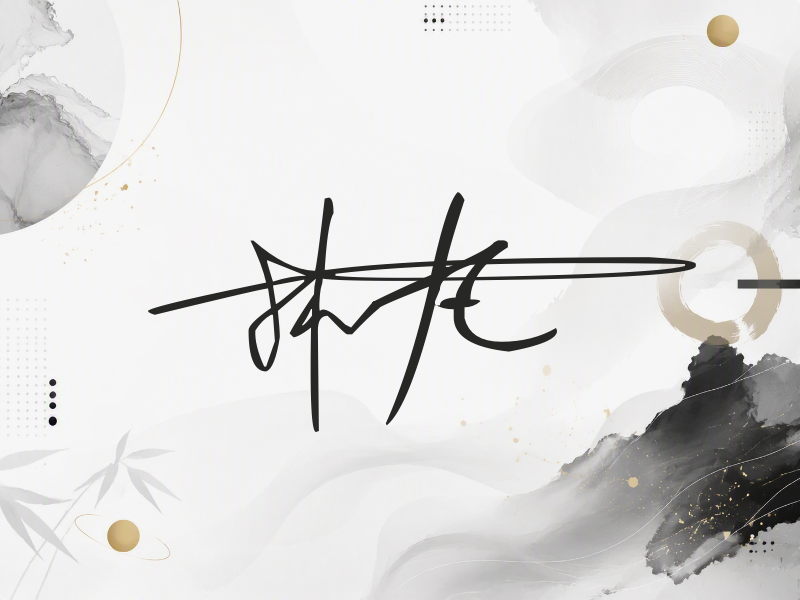 林凡签名图片