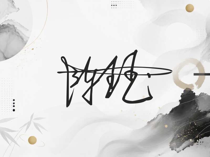 陈珏签名图片