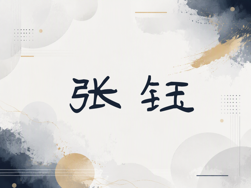 张钰签名（签名体）