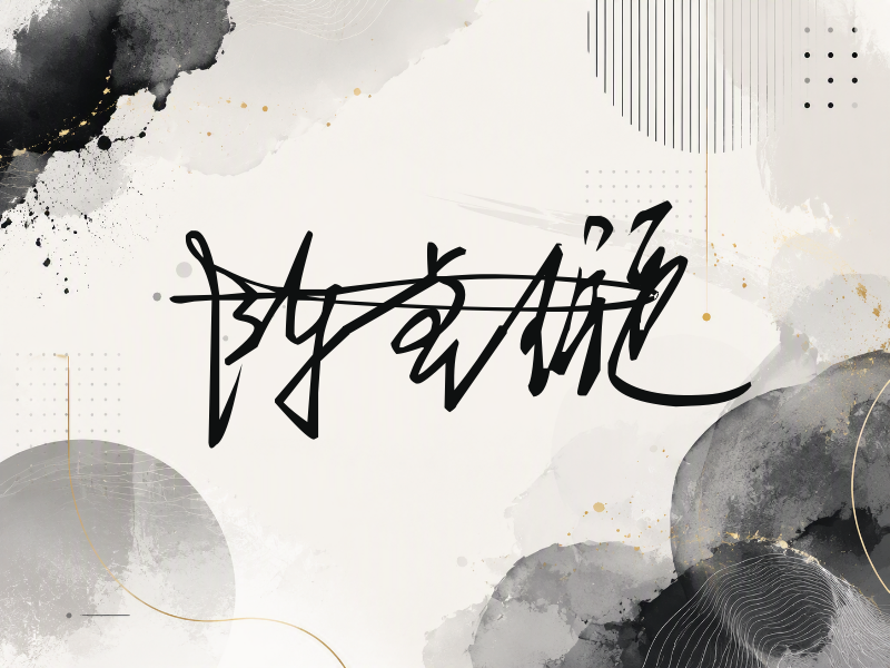 陈卓璇签名图片