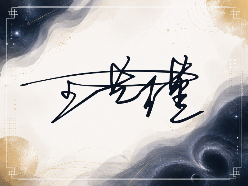 王艺瑾签名图片