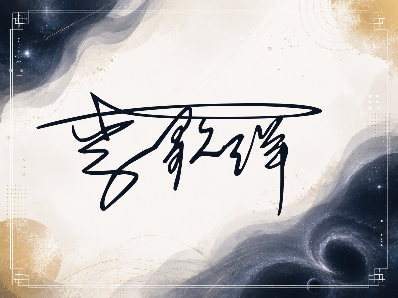 李歌洋签名（连笔签）
