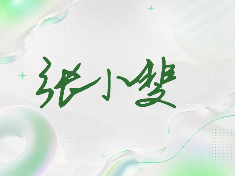 张小斐签名（行草签）