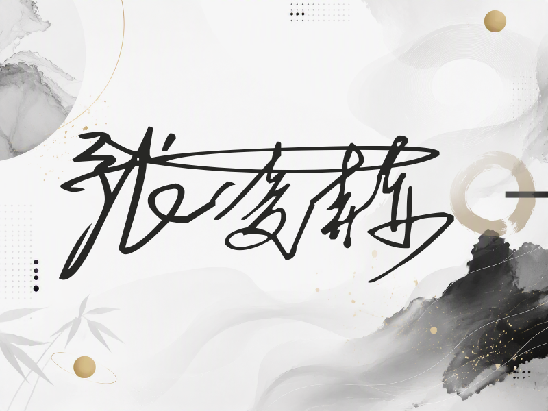 张凌赫签名