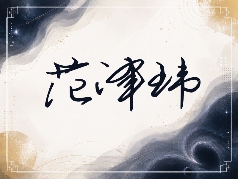 范津玮签名（时尚签）