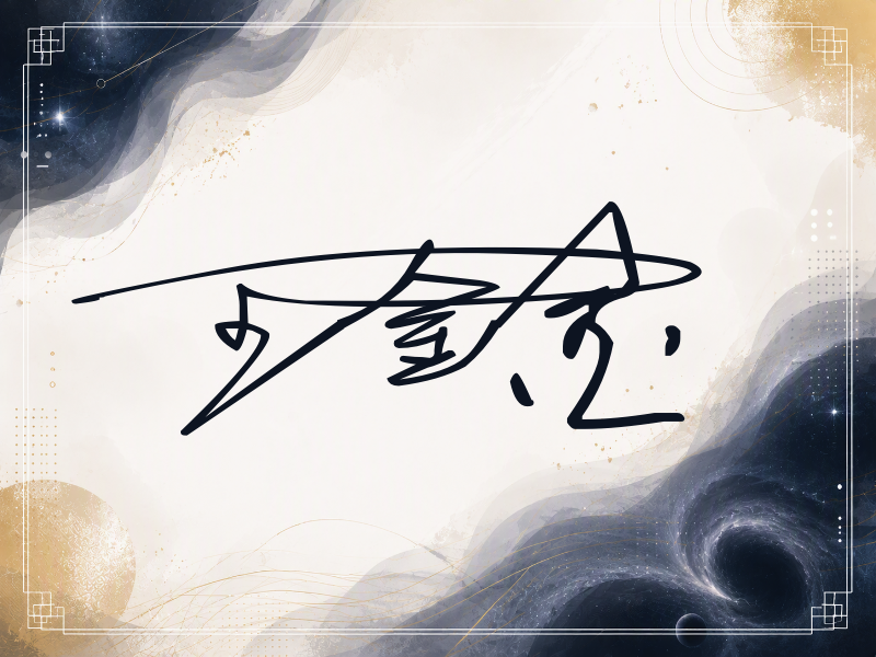 王金金签名