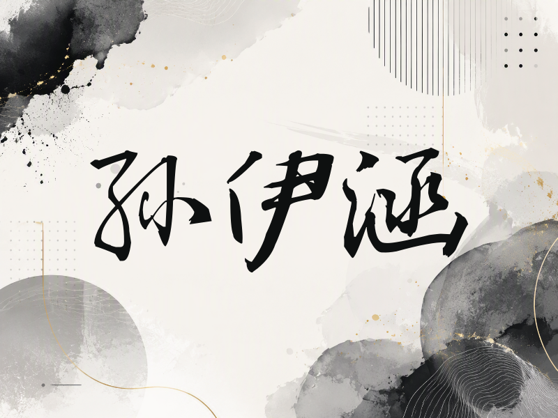 孙伊涵签名（公务签）