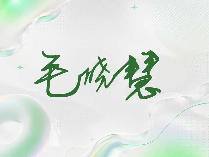 毛晓慧签名（行草签）