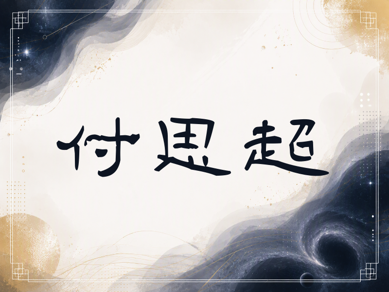 付思超签名（签名体）