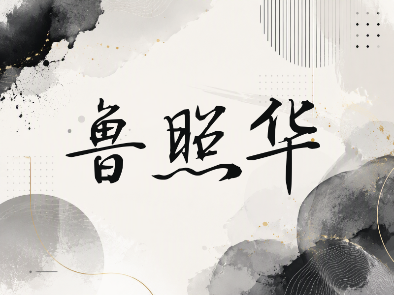 鲁照华签名（公务签）