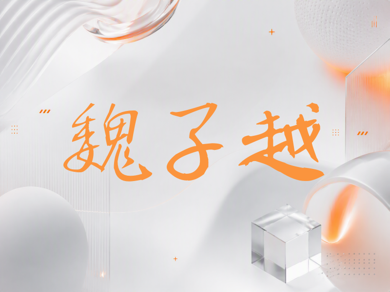 魏子越签名（公务签）