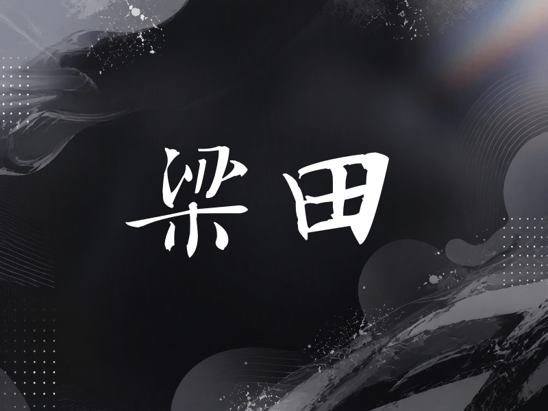 梁田签名（公务签）