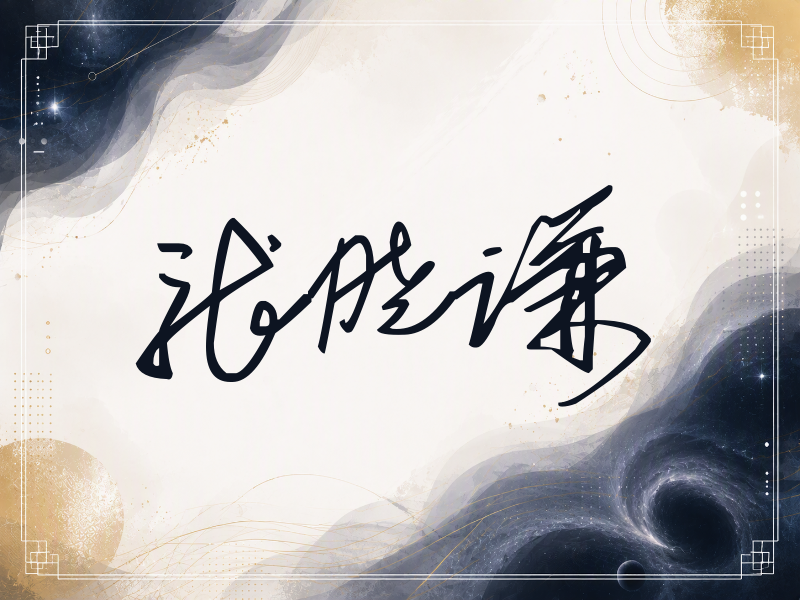 张晓谦签名（公务连笔）