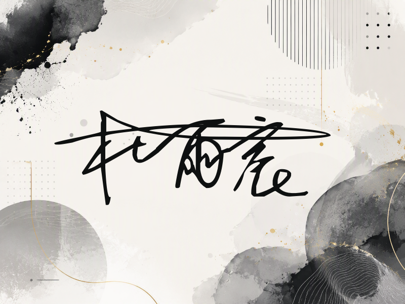 杜雨宸签名（连笔签）