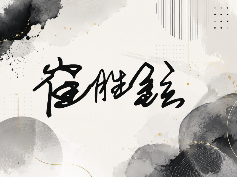 崔胜铉签名（行草签）