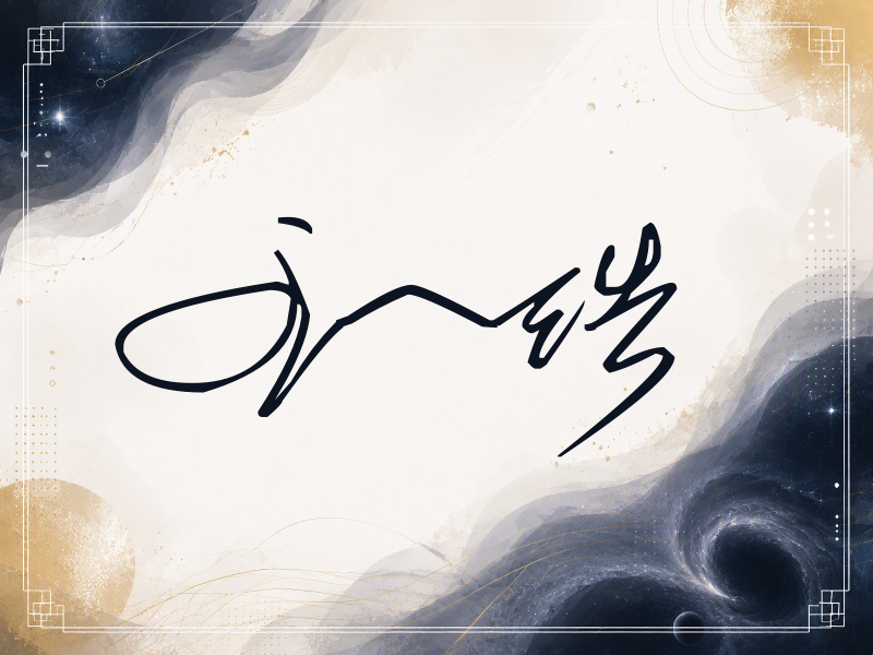王一浩签名（公务连笔）