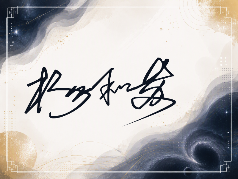 杨和苏签名（公务连笔）