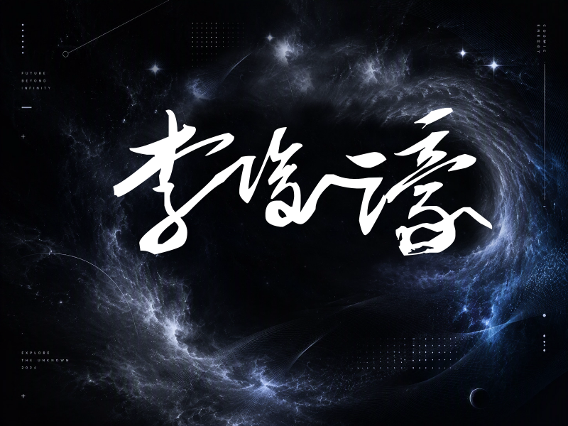 李俊濠签名（连笔书法）
