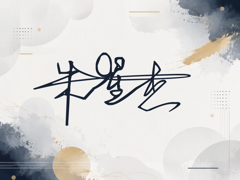 朱星杰签名（连笔签）