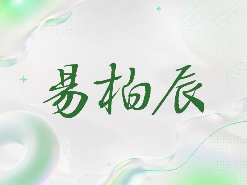 易柏辰签名（公务签）