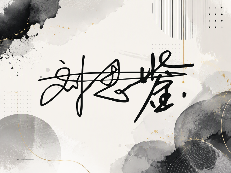 刘思鉴签名