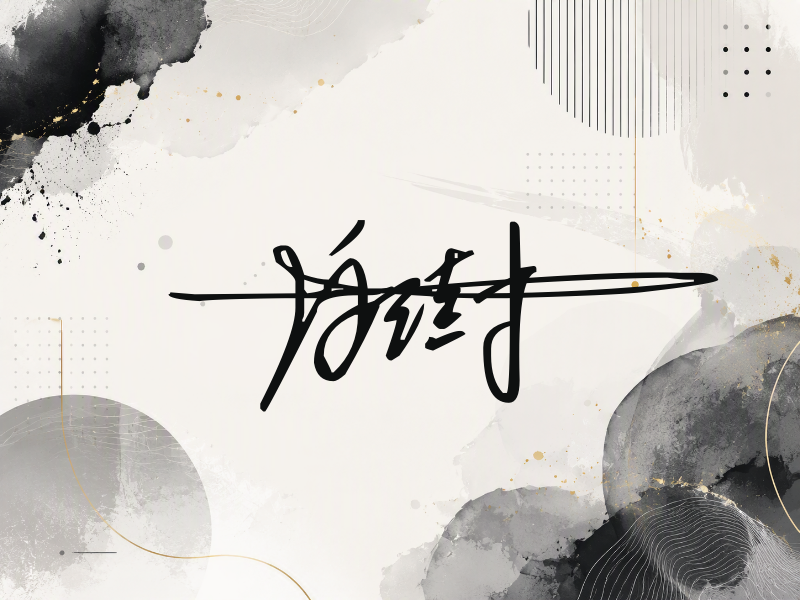 白澍签名（连笔签）