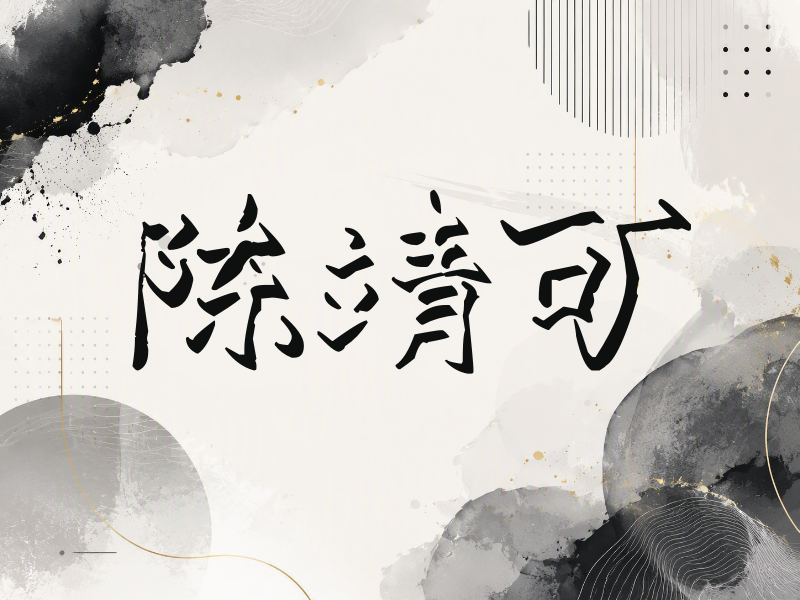 陈靖可签名（立体签名）