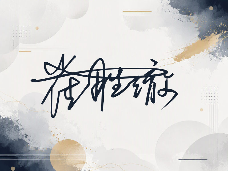 崔胜澈签名（连笔签）