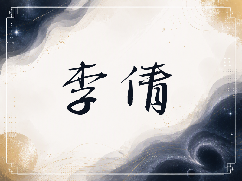 李倩签名（公务签）
