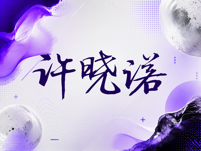 许晓诺签名（公务签）